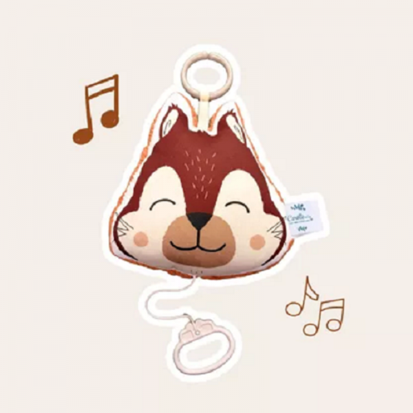 MINI COUSSIN MUSICAL ECUREUIL TOFFEE-...