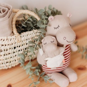 POUPEE HIPPOPOTAME EN COTON...