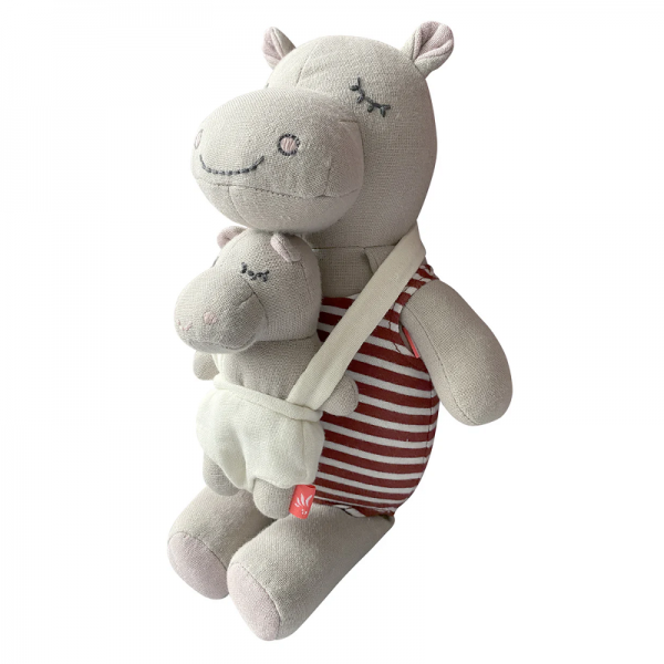 POUPEE HIPPOPOTAME EN COTON...