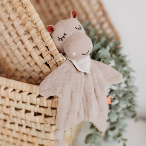 DOUDOU PLAT LANGE HIPPOPOTAME - KIKADU