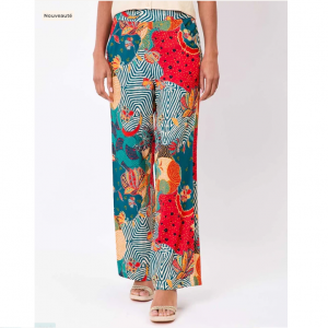 PANTALON ESTIA IMPRIME ECOVISCOSE - LA FIANCEE - LE MOUTON A 3 PATTES - 1