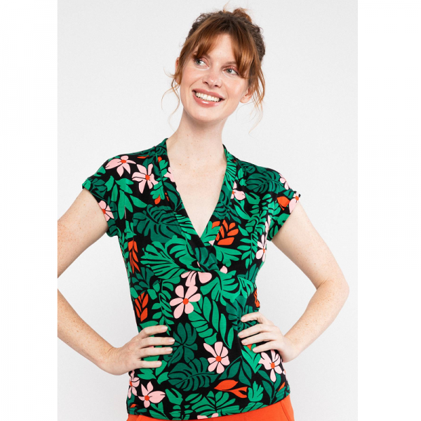 HAUT CACHE COEUR ECOVERO MOTIFS...