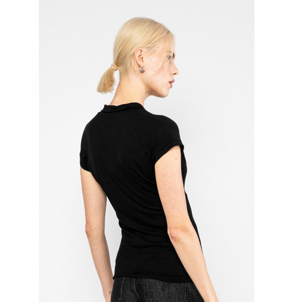 HAUT CACHE COEUR ECOVERO NOIR -...