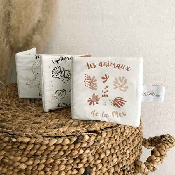 Livre d'éveil Animaux de la mer