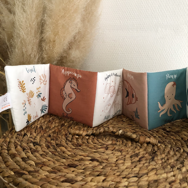 Livre d'éveil Animaux de la mer