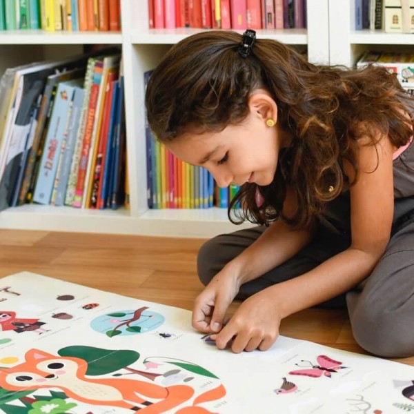 POSTER PÉDAGOGIQUE + 60 STICKERS DANS...