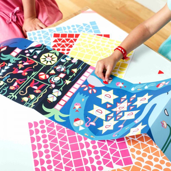 POSTER CRÉATIF + 750 STICKERS JUNGLE