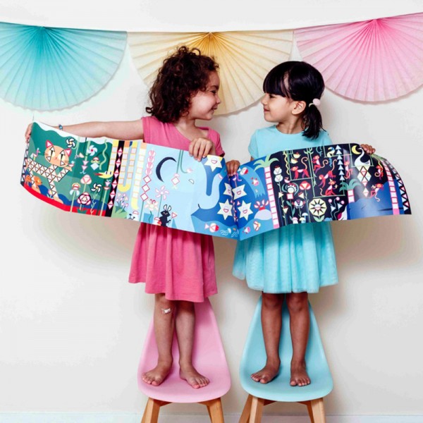 POSTER CRÉATIF + 750 STICKERS JUNGLE