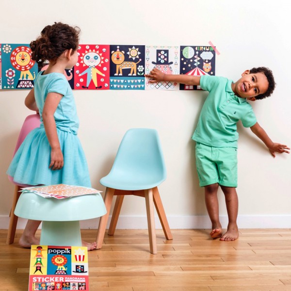 POSTER CRÉATIF + 750 STICKERS CIRQUE