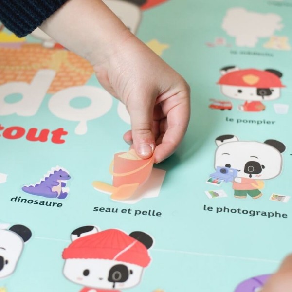 POSTER PÉDAGOGIQUE + 43 STICKERS JOUE...