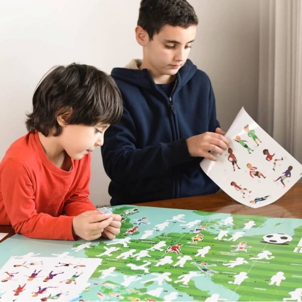 POSTER PÉDAGOGIQUE + 60 STICKERS LE...