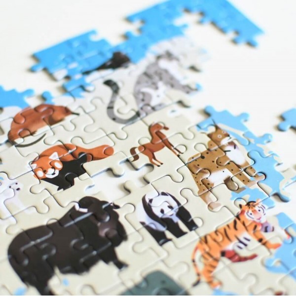 PUZZLE ÉDUCATIF 500 PIÈCES - ANIMAUX