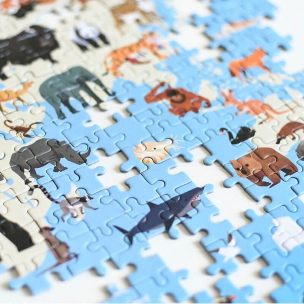 PUZZLE ÉDUCATIF 500 PIÈCES - ANIMAUX