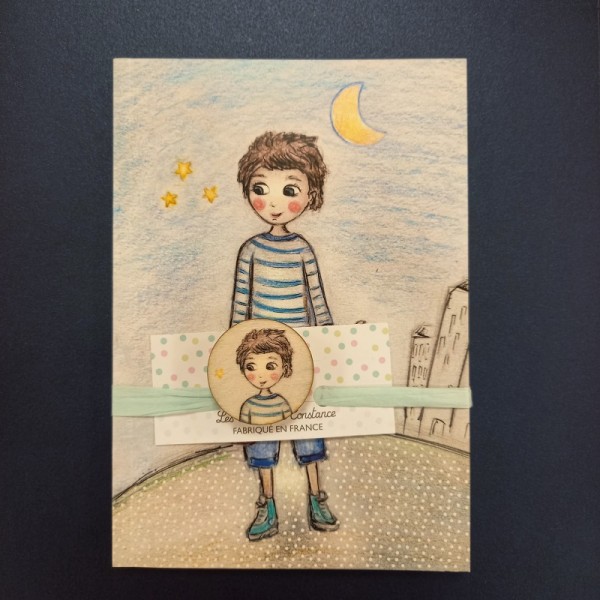 PETIT CARNET ET SON BADGE