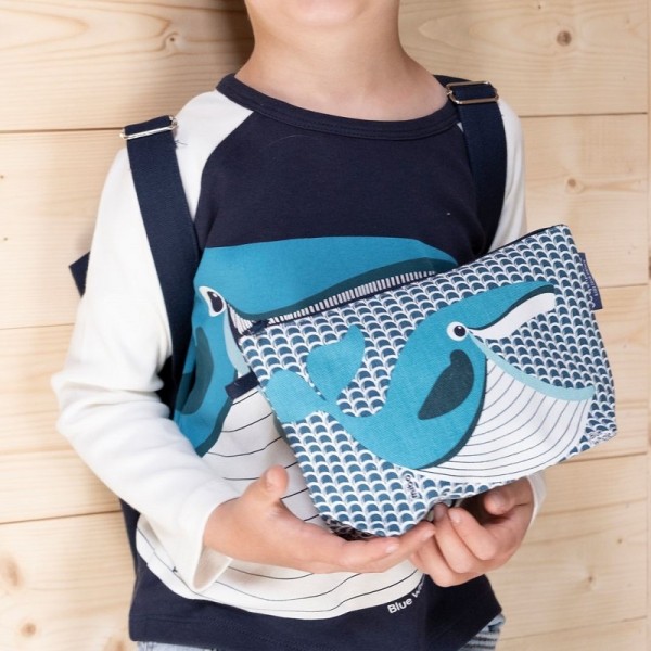 Trousse à crayons Baleine