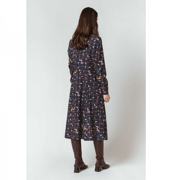 ROBE BERATZA COLORIS BLEU IMPRIME...