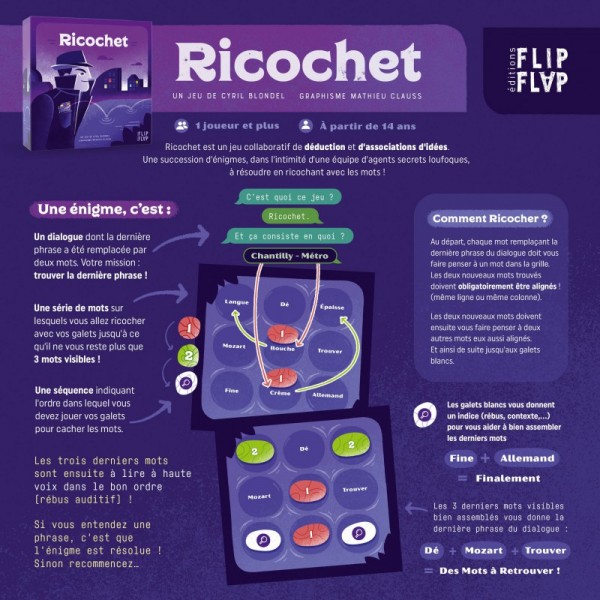 RICOCHET - A LA POURSUITE DU COMTE...