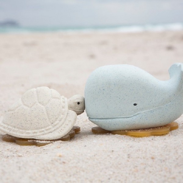 Set de bain baleine bleue et tortue...