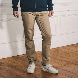 CHINO LOURD BEIGE FONCE 2