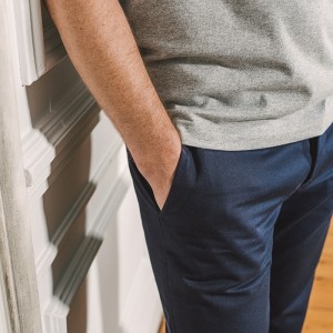 CHINO LOURD BLEU MARINE 2