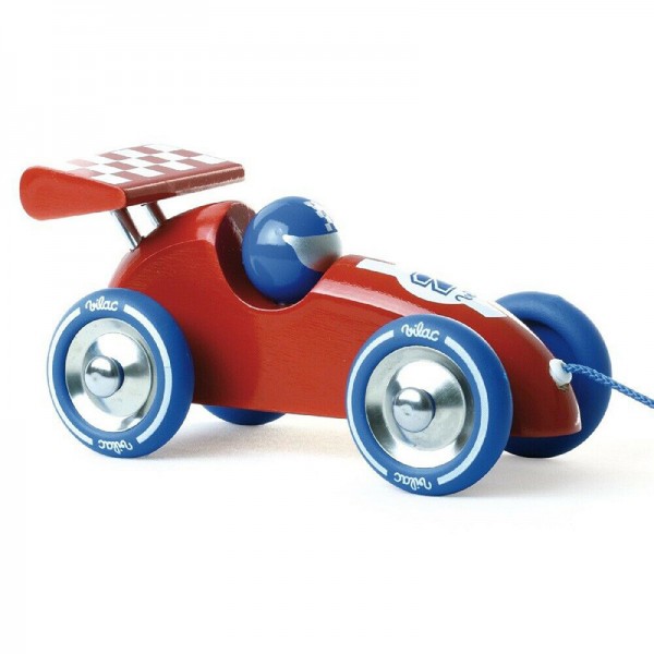 VOITURE DE COURSE À TRAINER ROUGE ET...