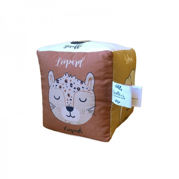 Cube d'éveil Animaux de la savane