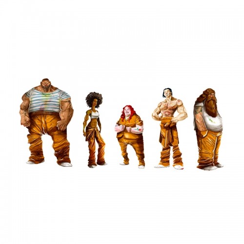 Dig out - personnages de jeu - Abi games