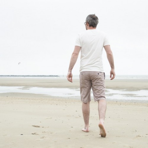 BERMUDA COLORIS VIEUX ROSE FABRICATION FRANCAISE - LA GENTLE FACTORY