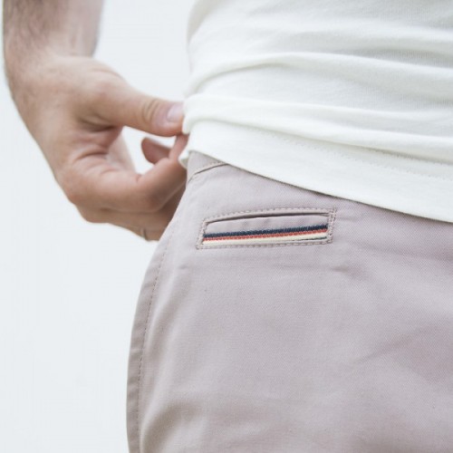 BERMUDA CHINO ESTIVAL ET FABRIQUE EN FRANCE - LA GENTLE FACTORY