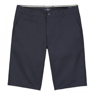BERMUDA CHINO BLEU MARINE FABRIQUE EN FRANCE - LA GENTLE FACTORY
