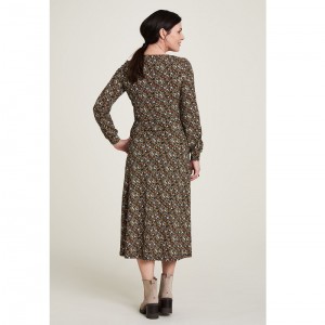 ROBE MI LONGUE IMPRIME FLORA 2