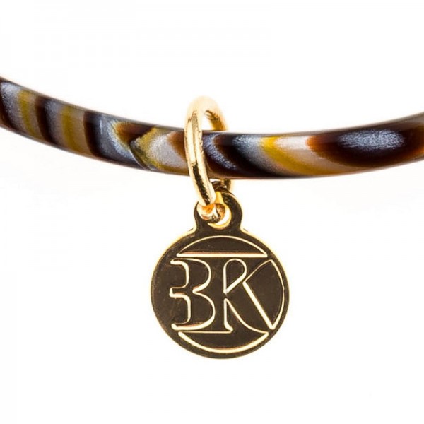 BRACELET FIN EN ACETATE IMPRIME ONYX