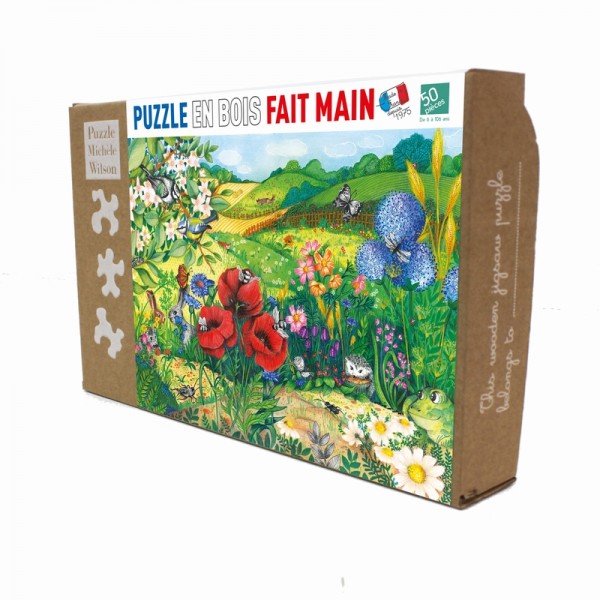 PUZZLE EN BOIS - 50 PIECES - PRAIRIE...