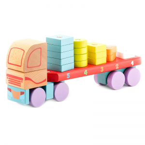 CAMION EN BOIS AVEC PIECES... 2