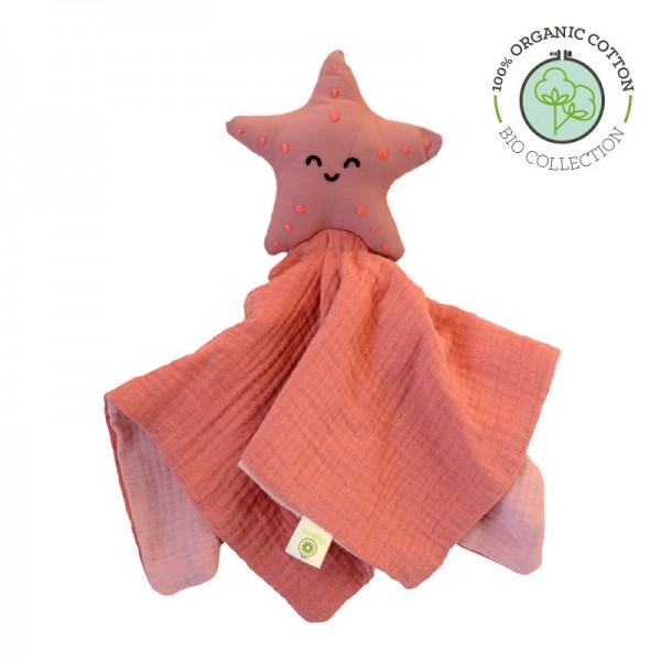 Doudou Etoile rose