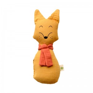 Hochet renard moutarde