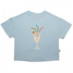 Le mouton à 3 pattes - T shirt manches courtes bleu - Babakidswear