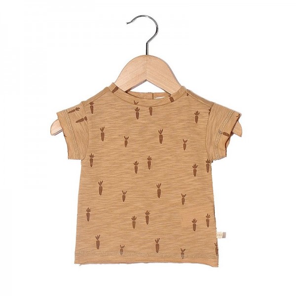T shirt bébé en coton bio Mae Carottes - vêtement bébé - Les petites choses