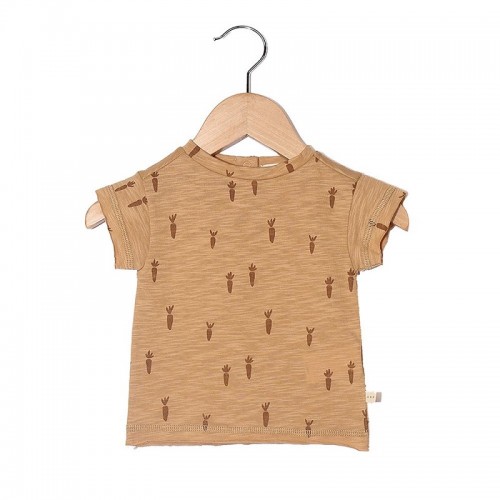 T shirt bébé en coton bio Mae Carottes - vêtement bébé - Les petites choses