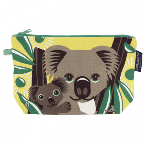 Trousse à crayons Koala jaune - coq en pâte