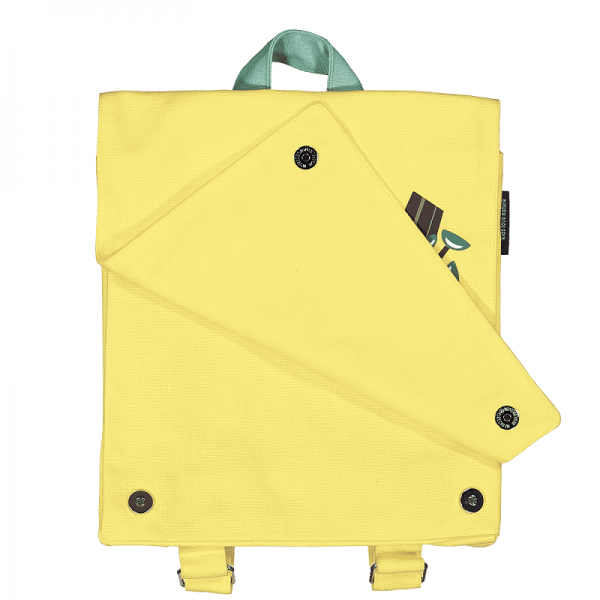 SAC A DOS KOALA JAUNE-COQ EN PATE