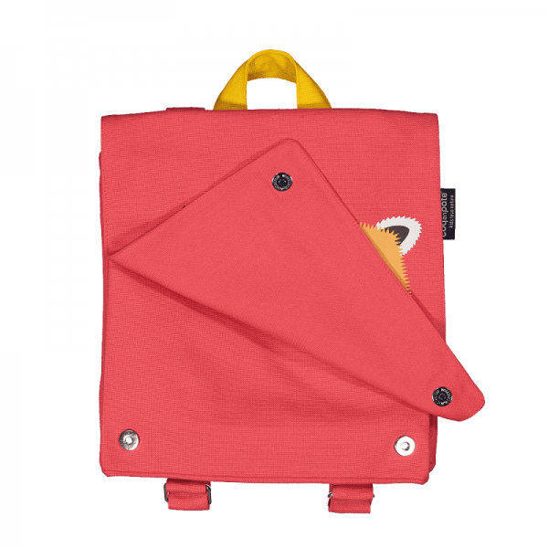 SAC A DOS PANDA ROUX FRAMBOISE-COQ EN...