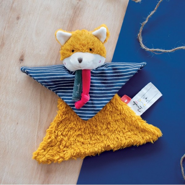 DOUDOU RENARD EN COTON BIO - MAILOU...