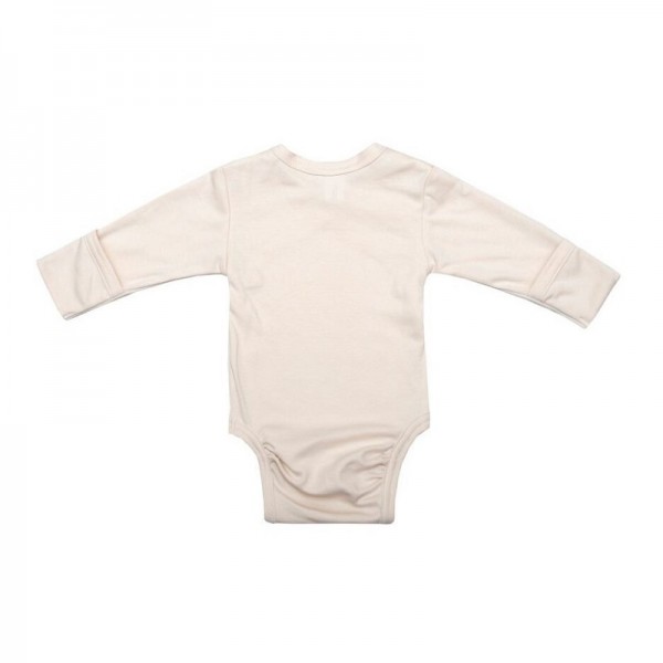 BODY CROISE MANCHES LONGUES ECRU-...