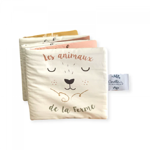 livre d'éveil Animaux de la ferme Carotte et cie