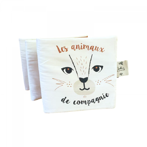 livre d'éveil animaux de compagnie Carotte et cie