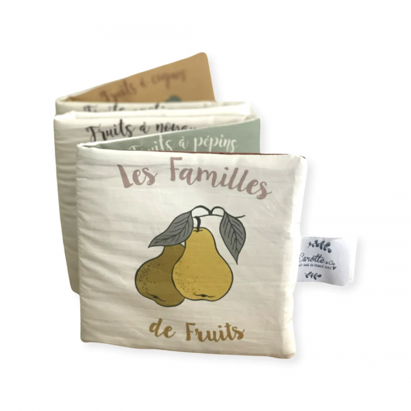 Llivre d'éveil fruits Carotte et cie