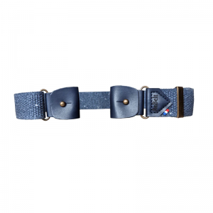 CEINTURE SANS BOUCLE VEGAN ET RECYCLEE BLUE JEAN - LIBELTE - LE MOUTON A 3 PATTES 2