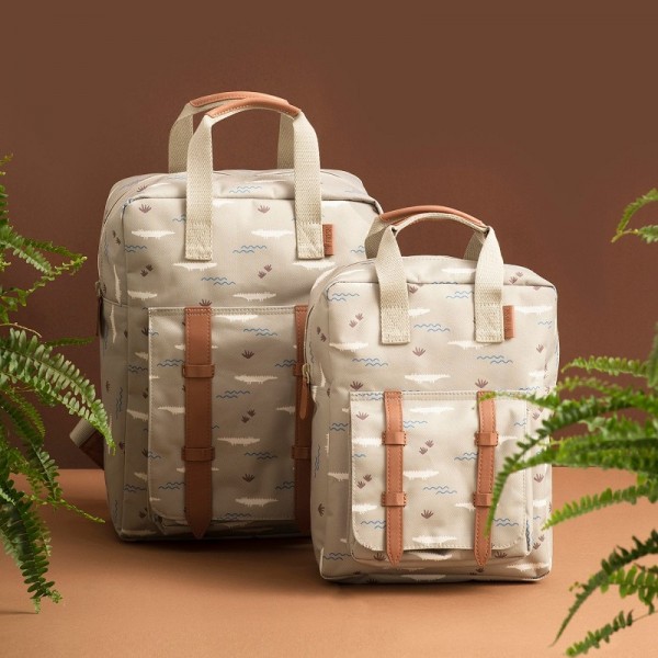 GRAND SAC A DOS CROCODILES VERT - FRESK