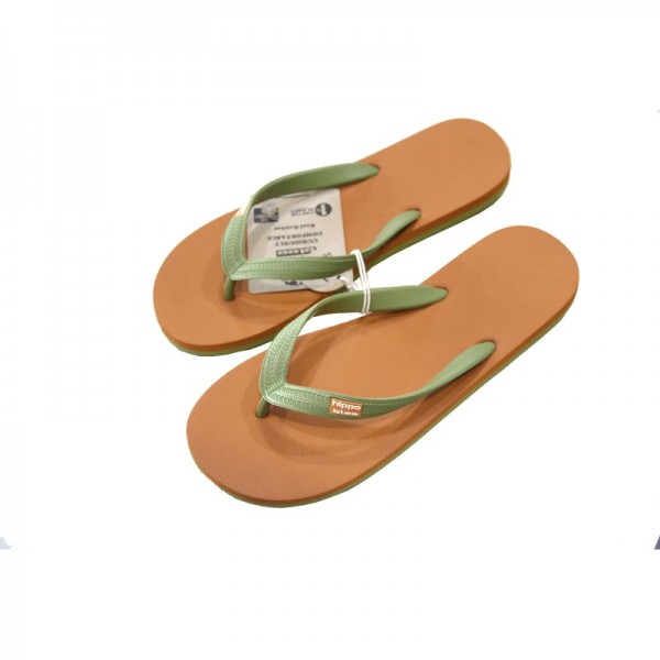 TONGUE HOMME VERT ET ORANGE - HIPPOBLOO - LE MOUTON A 3 PATTES